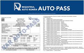 raport autopass RAR